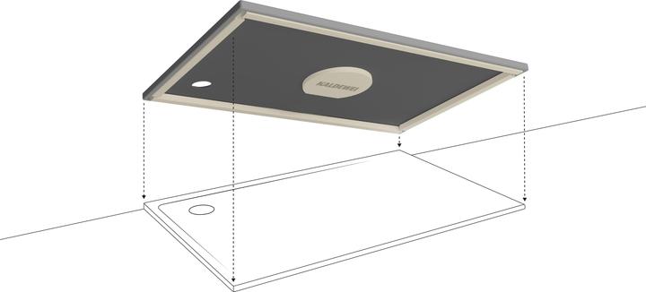 Produktbild Kaldewei Superplan Classic 391-5 100x100cm mit Styroporträger extraflach