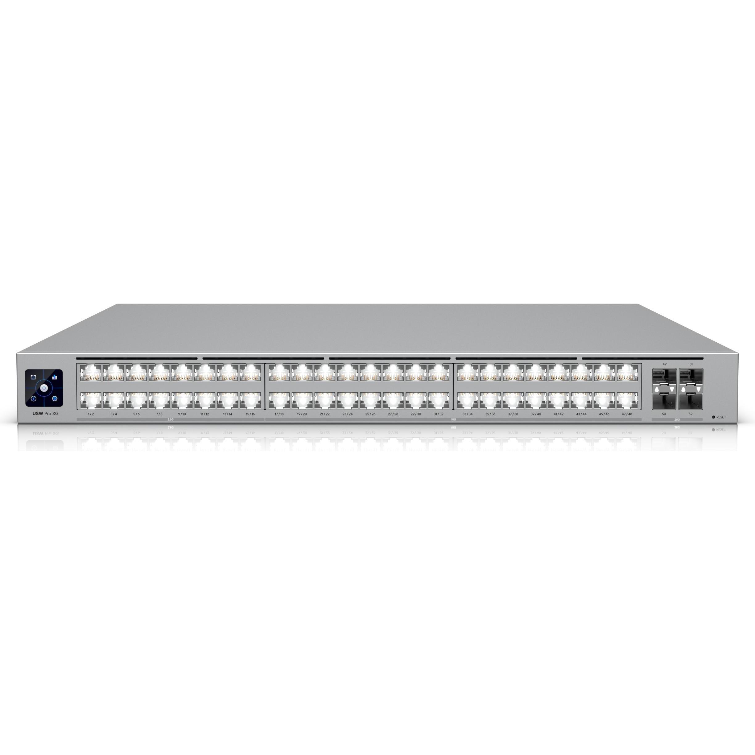 Ubiquiti UniFi Switch USW-Pro-XG-48 (52 Ports), Netzwerk Switch, Grau