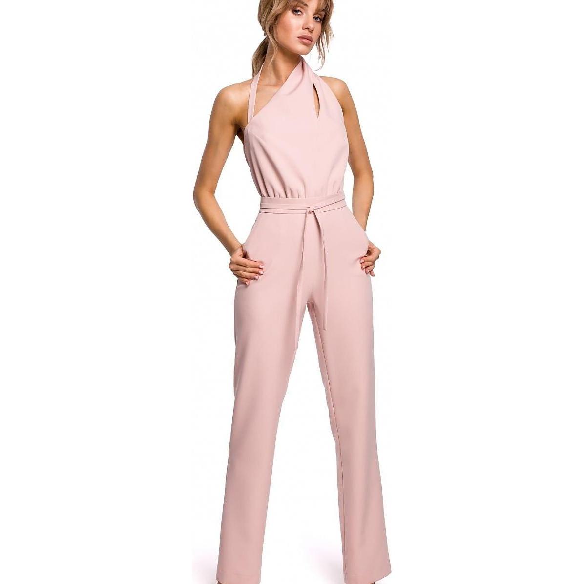 Made of Emotion, Damen, Jumpsuit, 905851, Rosa, (XL)