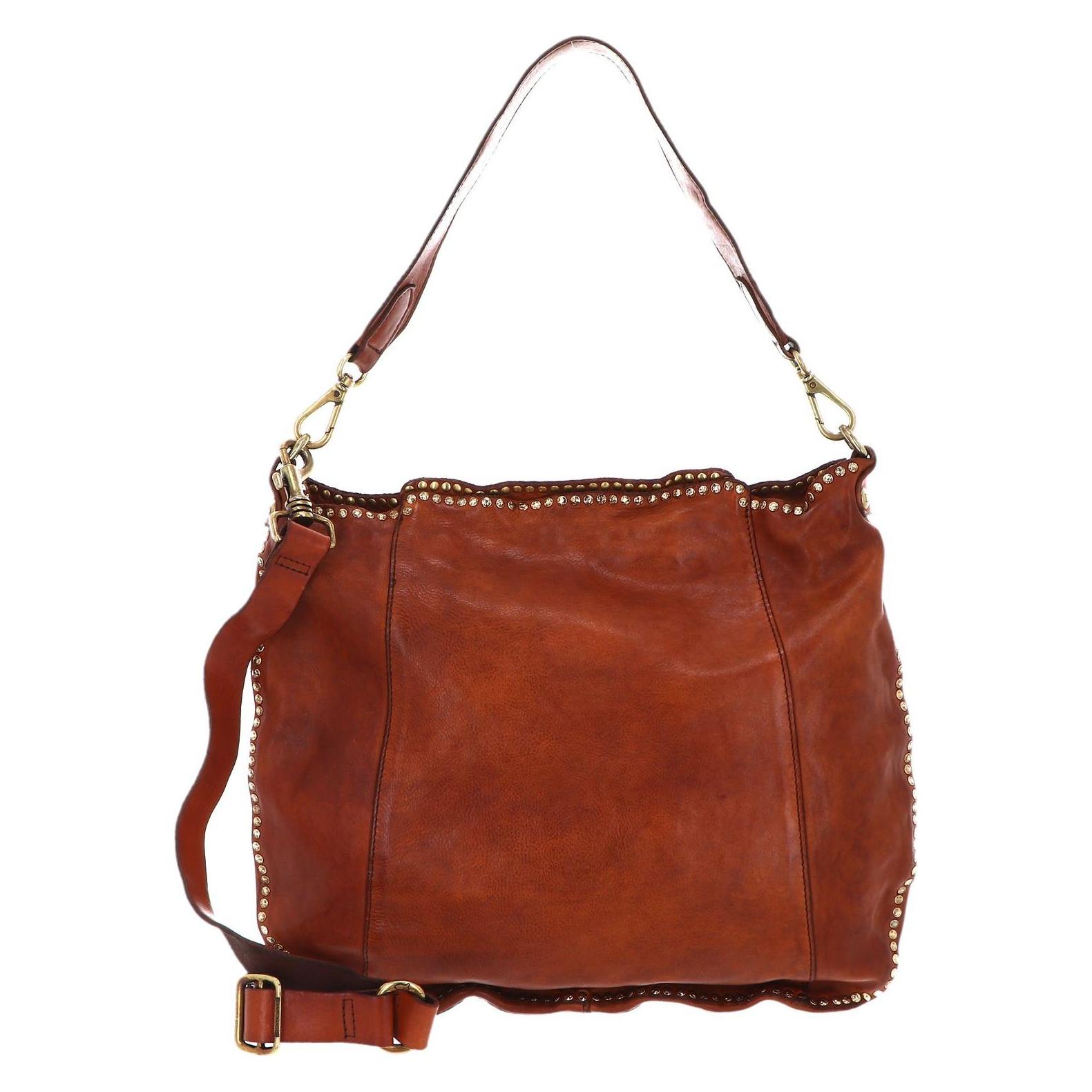 Campomaggi, Damen, Handtasche, Shoulder Bag, Braun