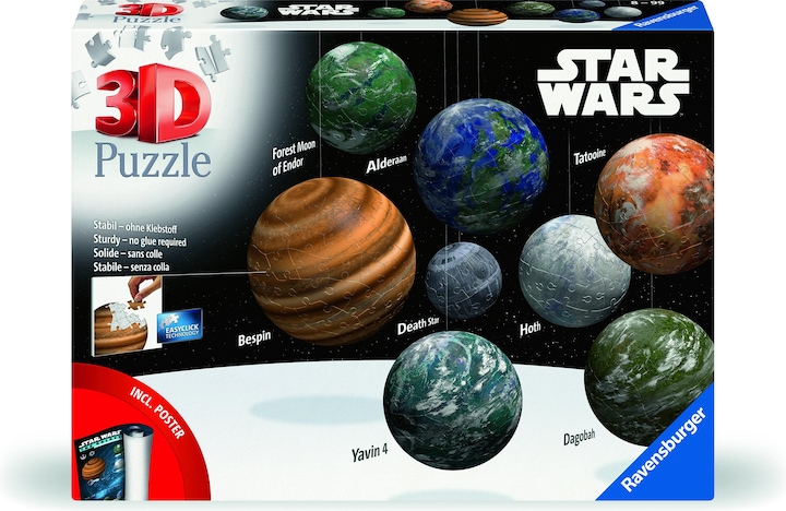 Productafbeelding Ravensburger Planeten in het Star Wars-sterrenstelsel (531 onderdelen)