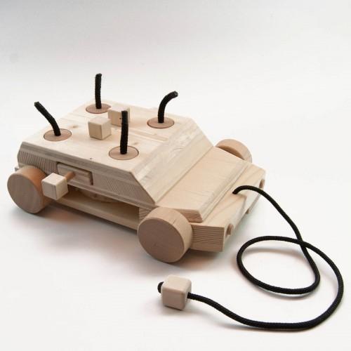 Produktbild Hundespiele.ch Hundespiele aus Holz Auto (Intelligenzspielzeug Hund)