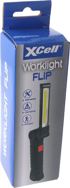 Actual product image XCell Worklight FLIP foldable and rechargeable (400 lm)