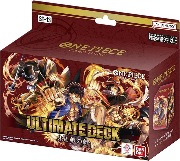 Actual product image One Piece 3 Brothers Bond ST-13 Ultra Deck - Card Game - JPN (Japanese, Deck)
