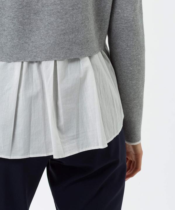 Produktbild BRAX FEEL GOOD dames stijl Lisa ronde hals pullover met blouserug pullover (44)