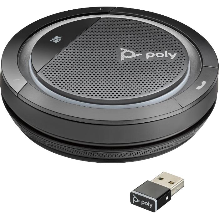 Poly Vivavoce Calisto 5300 UC USB-A, Dispositivo per conferenze, Nero
