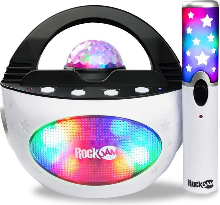 PDT RockJam WL 1Mic Disco KaraokeSpk BLK