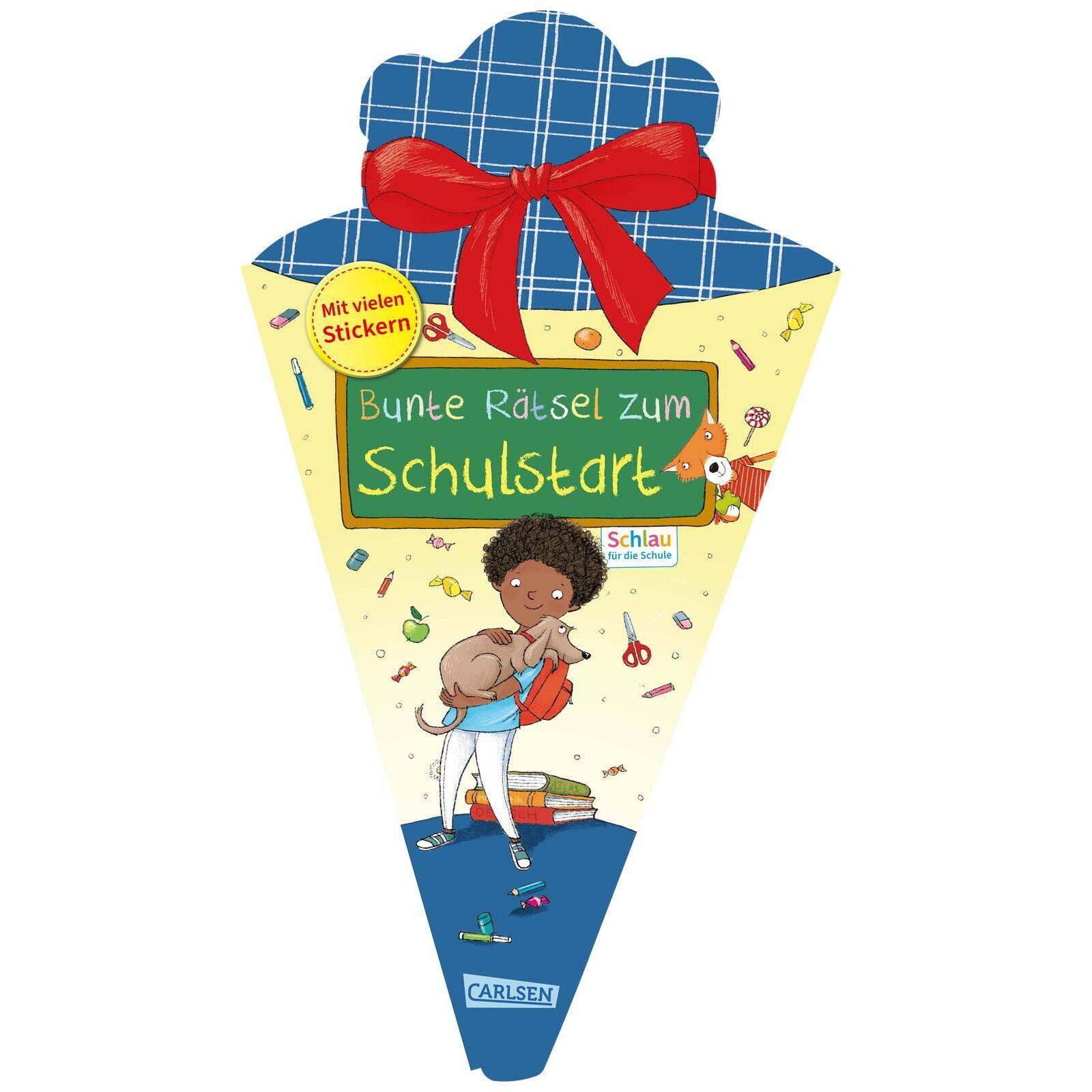 Carlsen Schlau für die Schule: Bunte Rätsel zum Schulstart (Schultüte 2025 blau) (1 x) (56560426)