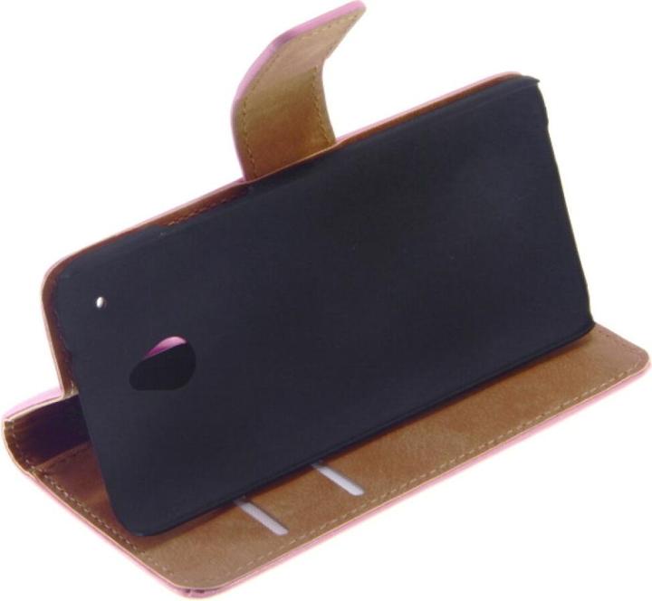 Immagine prodotto OEM Custodia a libro in pelle sottile per HTC M4 mini - rosa 4250710542529 (HTC One Mini)