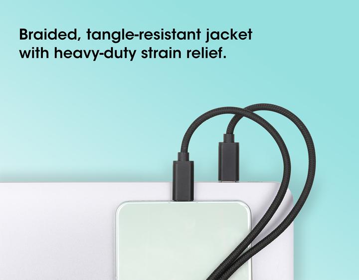 Actual product image Manhattan Dual USB-C Ladekabel 100 W, 2 m (2 m, USB 3.0, 100 W)