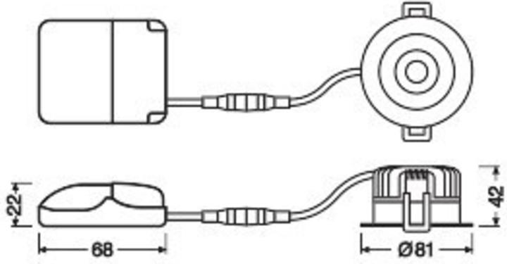 Produktbild Ledvance SP FP FIX P 8W 930 P (680 lm)
