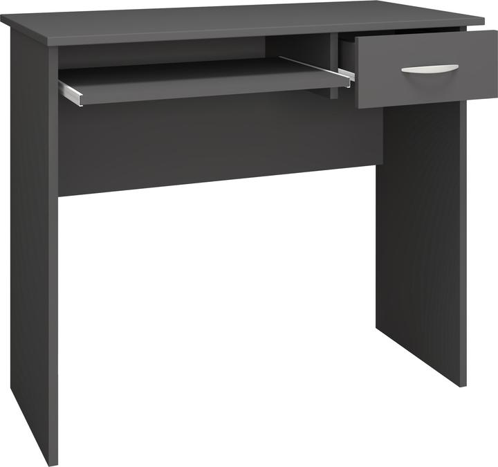 Produktbild VCM Holz Schreibtisch Computertisch Tastaturauszug Schublade Bürotisch Arusa L (85 x 50 x 73 cm)