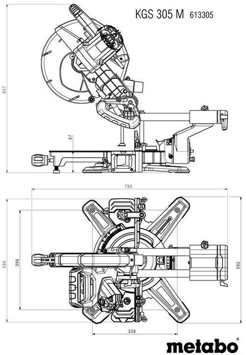 Produktbild Metabo KGS 305 M (CH-Version)
