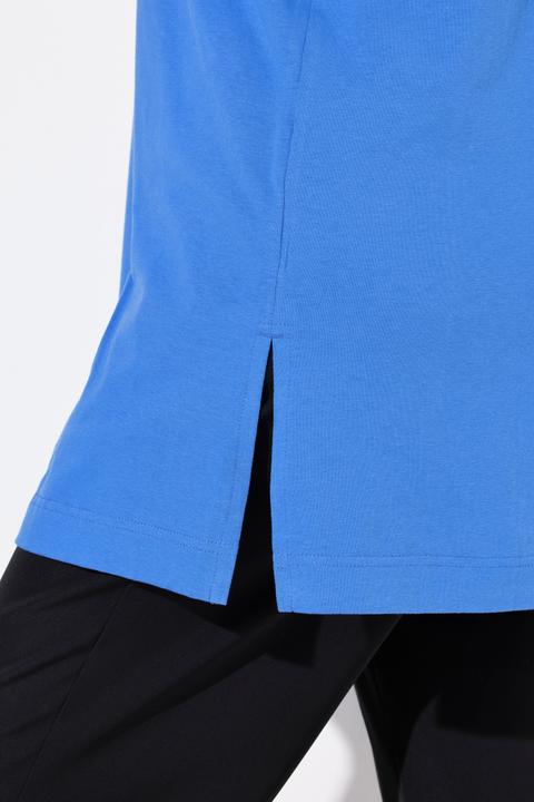 Immagine prodotto Ulla Popken Maglia dal taglio lungo e svasato con scollo a V e maniche a 3/4 (46, 48)
