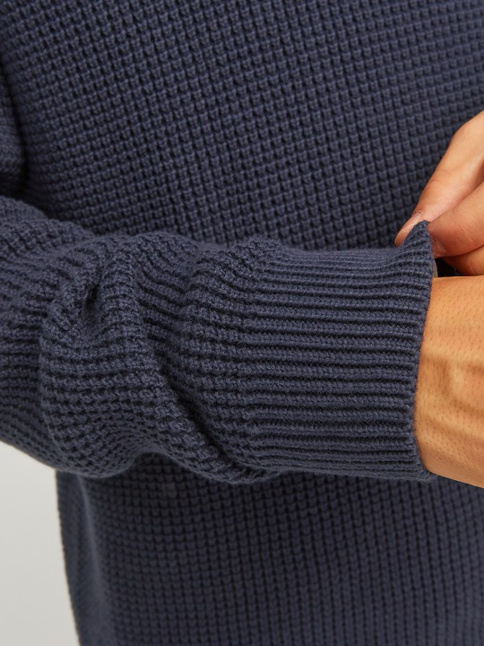 Produktbild Jack & Jones Einfarbig Strickpullover mit Rundhals Strickpullover mit Rundhals (S)