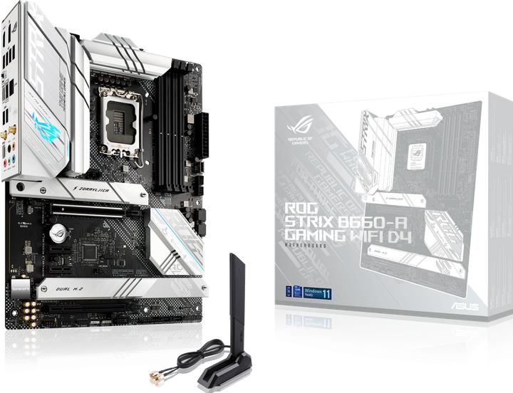 Produktbild ASUS ROG STRIX B660-A GAMING D4 (LGA 1700, Intel B660, ATX)