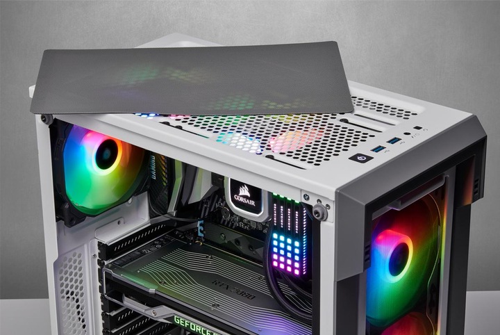 Actual product image Corsair iCUE 220T RGB Airflow (ATX, mATX, Mini-ITX)