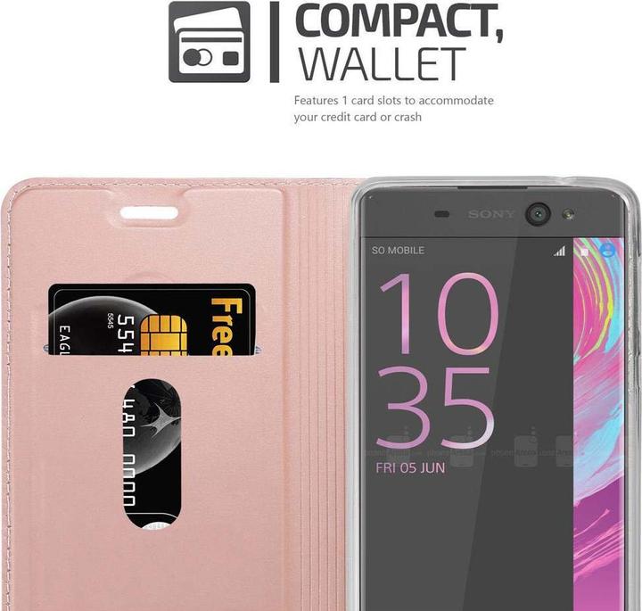 Actual product image Cadorabo Book Classy Style Cover (Sony Xperia XA)