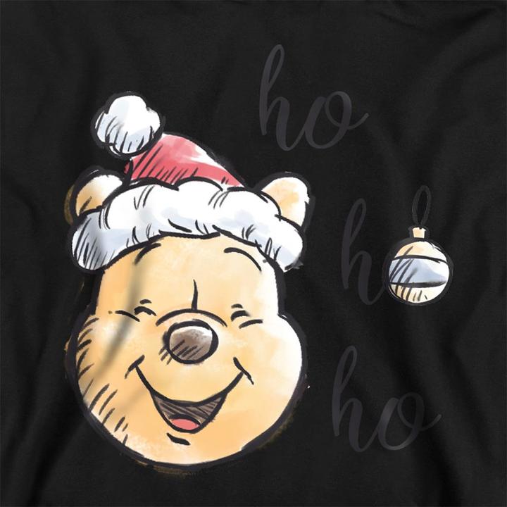 Immagine prodotto Winnie the Pooh Ho Ho Ho, Merry Christmas Felpa con Cappuccio Bambini (152, 158)