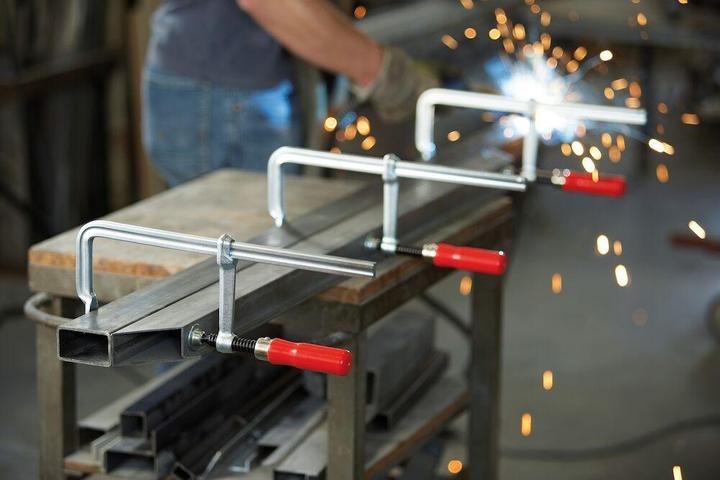 Immagine prodotto Bessey Morsetto a vite interamente in acciaio classificabile (250 mm)