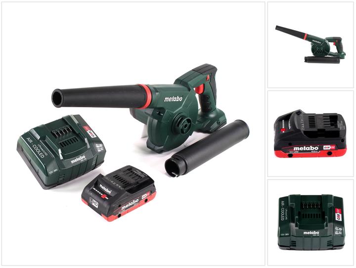 Actual product image Metabo AG 18 Battery blower 18 V + 1x LiHD battery 4.0 Ah + charger (Rechargeable battery operated, Leaf vacuums)