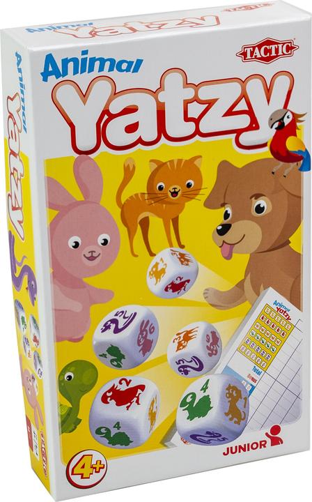 Actual product image Tactic Travel: Animal Yatzy (Danish, Dutch, English, Finnish, French, German, Norwegian, Polish, Swedish, 2 - 99 Players)