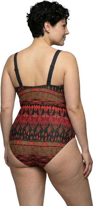 Actual product image Ulla Popken Alpine Pattern One Piece Swimsuit (46)