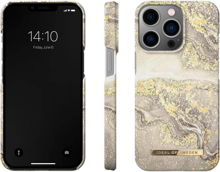 Produktbild iDeal Of Sweden Designer-Cover Sparkle Greige Marble (Apple iPhone 14 Pro Max)