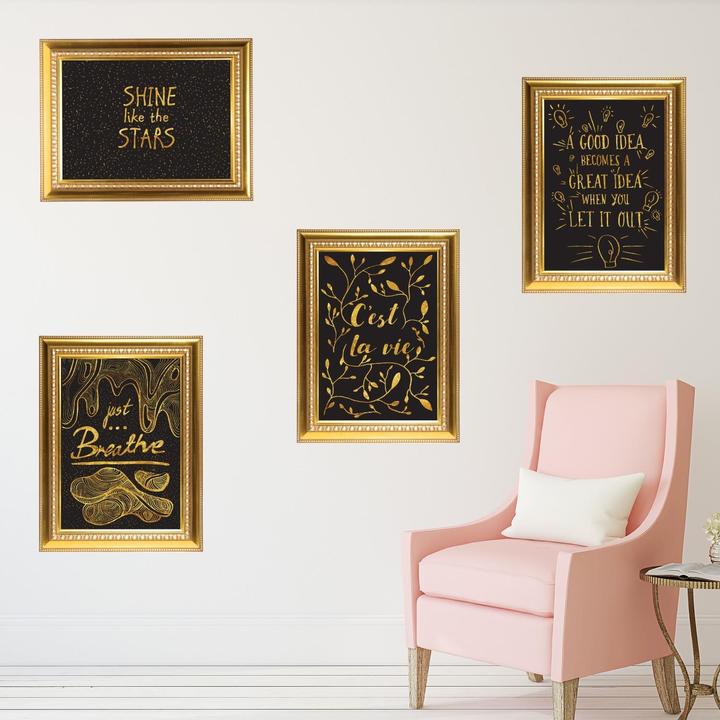 Image du produit Walplus Stickers pour cadre doré (30 x 40 cm)