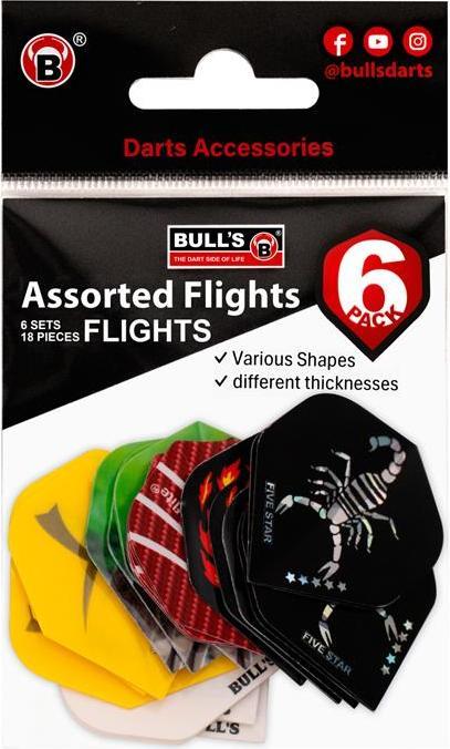 Produktbild Bull's 6-Pack Flights assort.