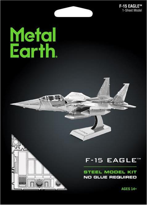 Actual product image Metal Earth F-15 Eagle