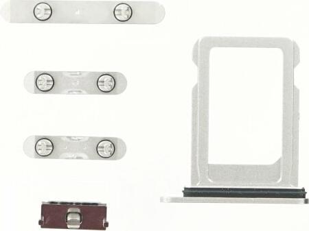 Produktbild OEM Button Set für iPhone 12 mini weiss (iPhone 12 Mini)