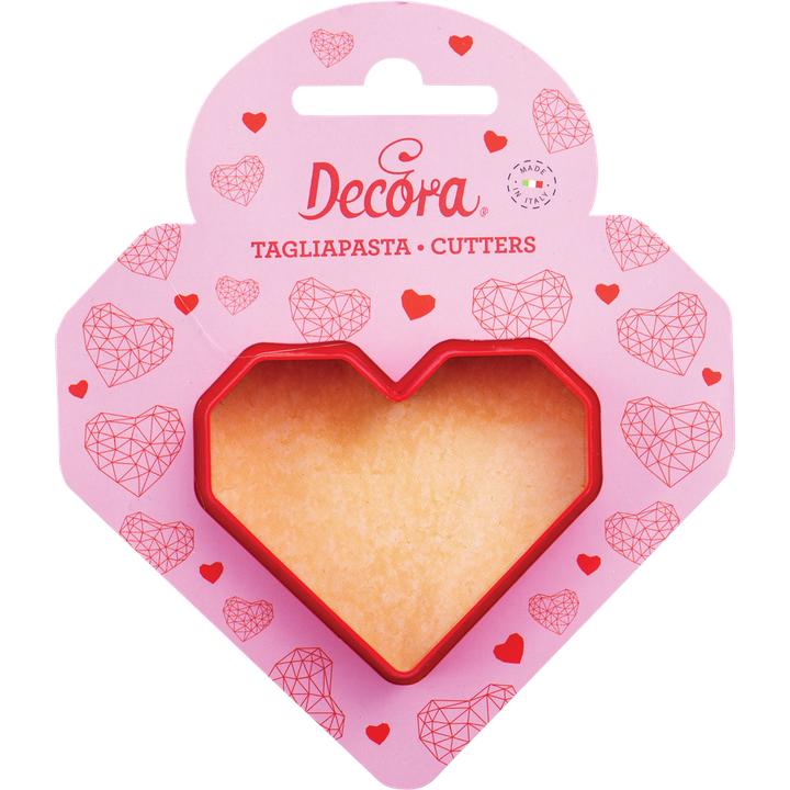 Actual product image Decora Plastic Cookie Cutter Heart