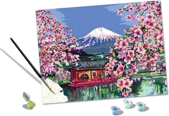 Actual product image Ravensburger CreArt Japanese Cherry Blossom