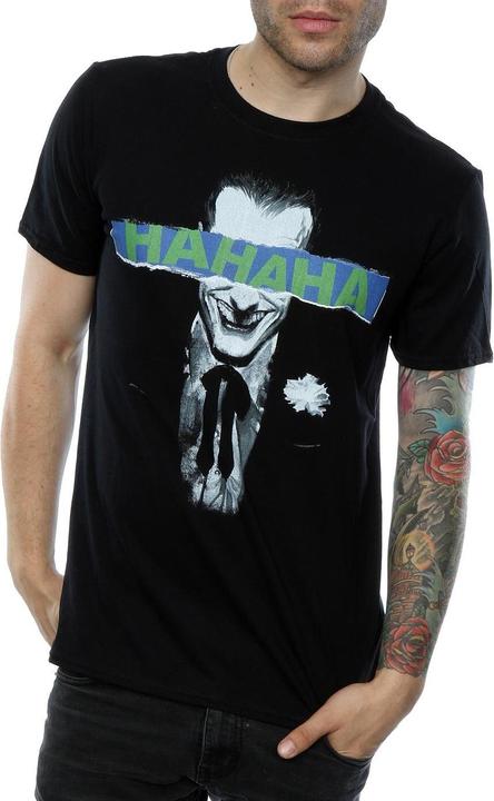 Actual product image The Joker Mens HaHaHa Cotton T-Shirt (XL)