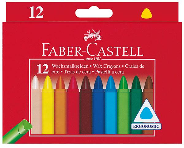 Actual product image Faber-Castell wax crayon (12x)