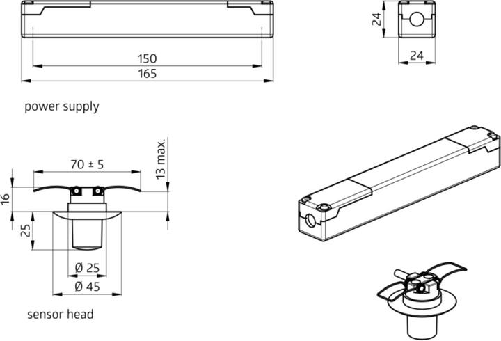 Image du produit BEG 92923 Détecteur de présence PD9-M-1C-GH-FR (1.75 m)