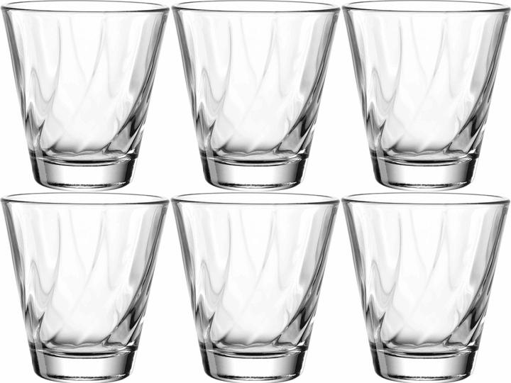 Produktbild Leonardo Trinkglas Twist 215 ml, 6 Stück, Transparent, Glas (0.22 l, 6 x)