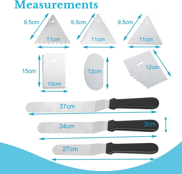 Produktbild Intirilife 9-teiliges Torten Set
