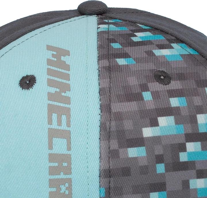 Actual product image Minecraft Childrens/Kids Diamond Snapback Cap (M, L)