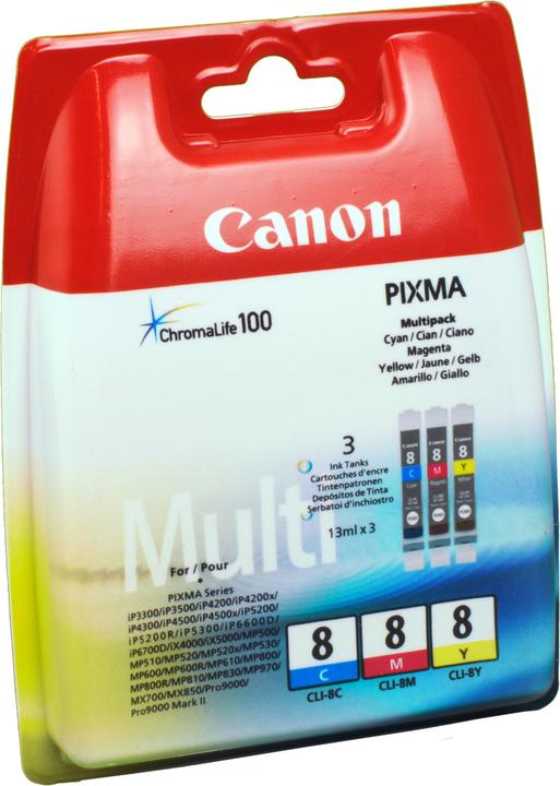 Produktbild Canon CLI-8 Multipack (C, M, Y)