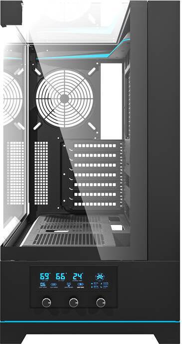 Produktbild Darkflash Tech Darkflash DY450 computer case without fans (black) (mATX, ATX, ITX)