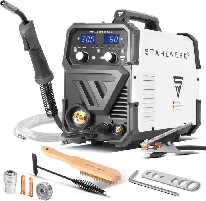 Image du produit Stahlwerk Poste à souder MIG MAG 200 ST PLUS Poste à souder sous protection gazeuse IGBT de 200 A