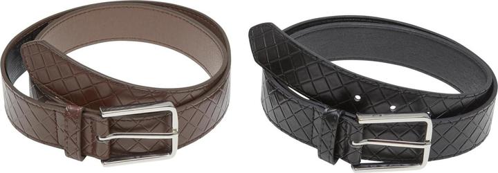 Actual product image Urban Classics Woven synthetic leather embossed belt (S, M)