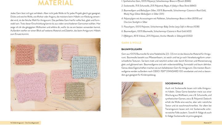 Nährwerte und Zutaten Süsse Amigurumi – Das Grundlagenwerk (Deutsch, Simone Conrad, Inga Borges, 2023)