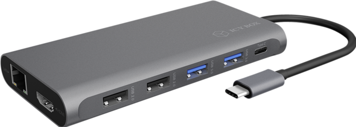 Produktbild Icy Box IB-DK4050-CPD (USB-C, 12 Ports)