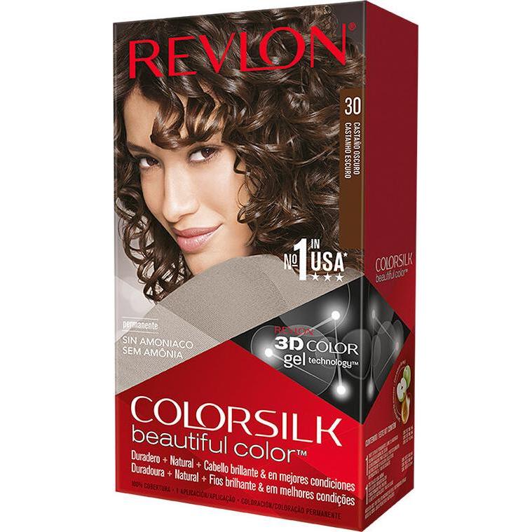 Thumbnail - Revlon Professional, Haarfarbe, COLORSILK tinte #30-castaño oscuro (30)