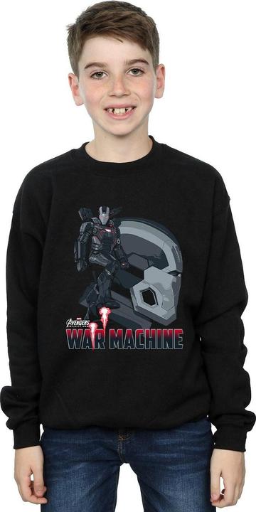 Actual product image Boys Avengers Infinity War War Machine Character Sweatshirt (140, 146)