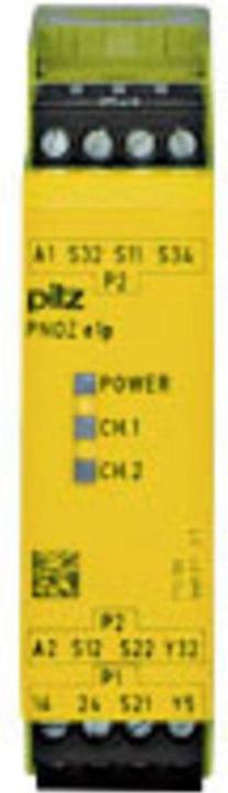 Produktbild Pilz GmbH & Co. KG Sicherheitsrelais PNOZ e1p 24VDC 2so