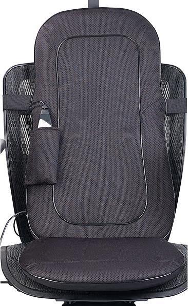 Actual product image Newgen medicals Shiatsu seat cover for back massage, with IR deep heat & vibration